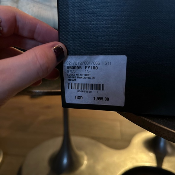 YSL Python Lukas Zip Boots - Picture 8 of 10